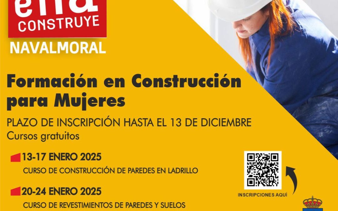 FORMACIÓN EN CONSTRUCCIÓN PARA MUJERES