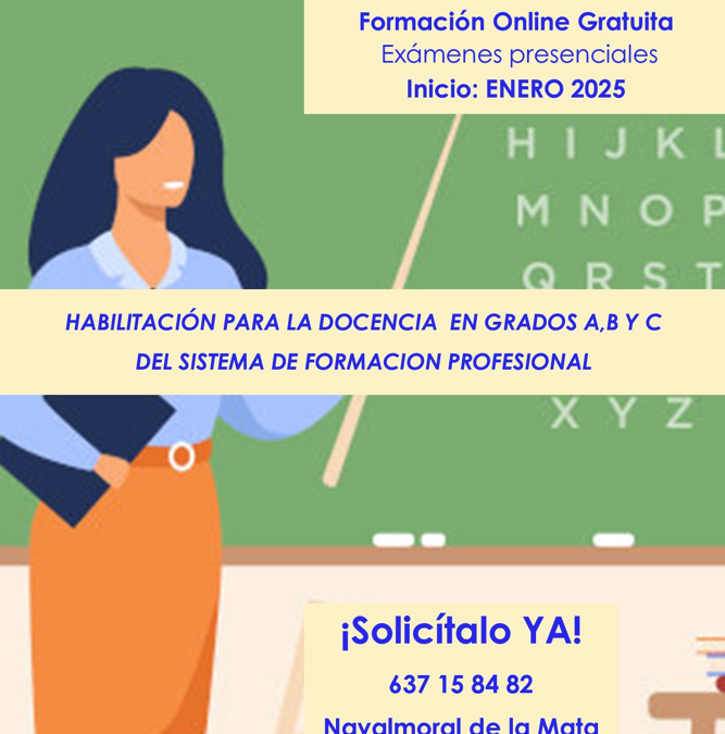 Curso Docencia de la Formación Profesional para el Empleo